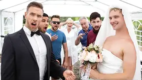 Wedding fuck with Malik Delgaty and Benjamin Blue