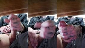i masturbated under the table :)