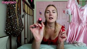 sensual diapered sissy hole training with vika