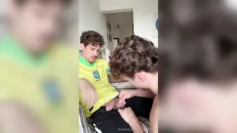 Cute Boy Takes a Big Cock Bareback