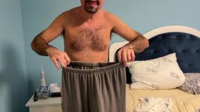 After the Shower - Putting On My Briefs Before Bed