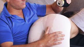 ”Oldest stepbrother ever gives out Burns & Cum”