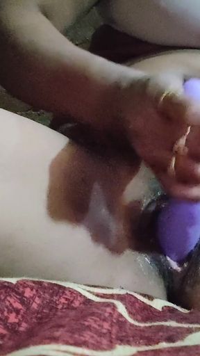 Indian Village Bhabhi Double Position Vibration