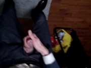 Preview - Edge & Sniff in Cumsuit & Back to Chastity
