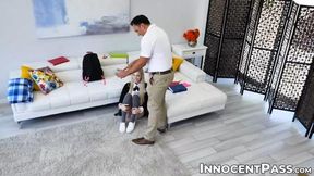 'Stepdad's Discipline: Punishing Lily Larimar's Truant Act in Her Pussy&#x1F32E;&#xFE0F;'