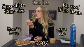 Sugar Free Gummies VS Roasted Black Beans - POV - Sara Bee