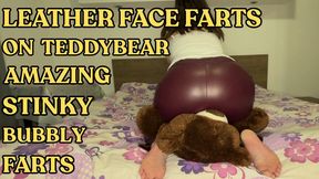 Leather Face Farts On Teddybear