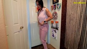 Jazmine Cruz desperate on both ends peeing pants