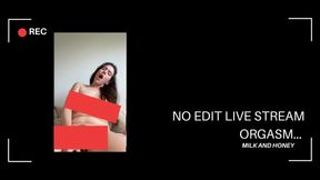 TICKET SHOW: LIVE STREAM ORGASM...