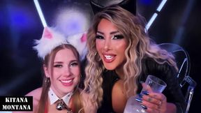 Thirsty Cats - Fiona and Kitana