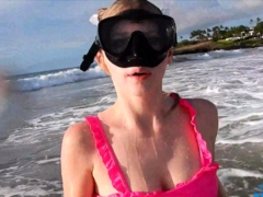 TJ Sparxxx busty blonde outdoor sex