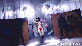 3D Sexy Japanese Stripper Naked Her Big Boobs