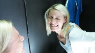 Hot European babe takes it deep in her ass