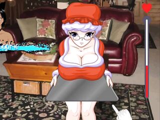 Mrs. Santa's Helpers - A hawt three-some with elfs and a hot Mrs. Claus