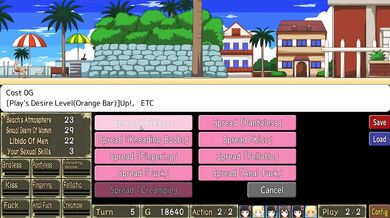 Pervy letsplay turns beach fuck into hentai game reality