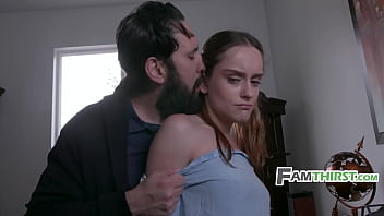 Caught Hanging Out With A Boy Punished by Stepdad - Lily Glee