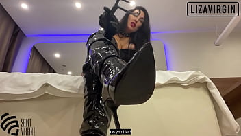 Mistress Humiliates Slave. POV