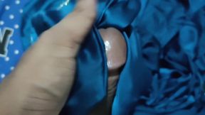 Satin silk handjob porn - Cum on satin silky Salwar of nurse