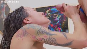Charlotte gets her gullet and buns smashed in a rough and humiliating scene