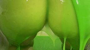 Slime Slow Motion Over Ass 1 - CuteBootyBabe21 Loves getting SLIMED
