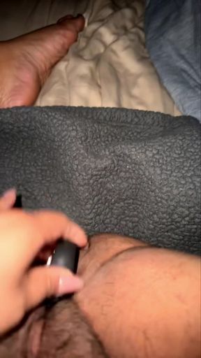 Eating my pussy cream