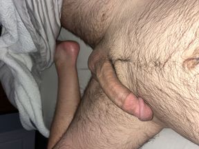 Quick Morning Jerk Off With Oozing Cum