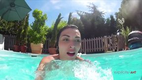 POV Meeting and Fisting of Horny French Brunette