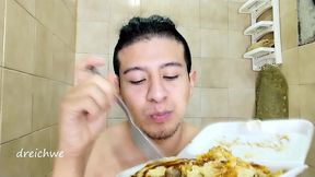 eating good pork, a delicious dish