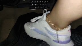 Mustang, Pedalpumping, Revving & Flooring In Reebok Sneakers (Rear view)