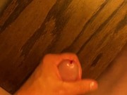 Cumming on the table
