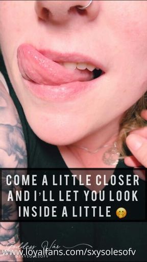 Come A Little Closer and I'll Let You Look Inside A Little