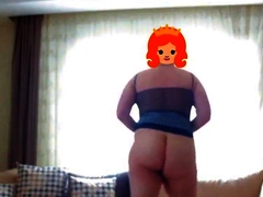 Spanking my fat  white girly ass