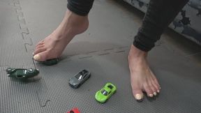 Watch My Feet Crush Your Toy Cars