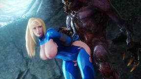 Samus Aran Pounded