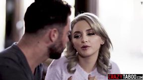 Tattooed teen Lola Fae rides big cock in intense hardcore scene