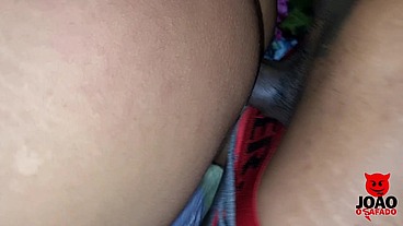 Mel fadinha não aguentou a pica grande e gozou gostoso levo gozada dentro também