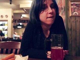 I took Control of my Stepsister's Sex Tool in the Bar and Brought her to Climax.