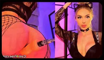 Blonde Babe's Intense Ride with a Powerful Device