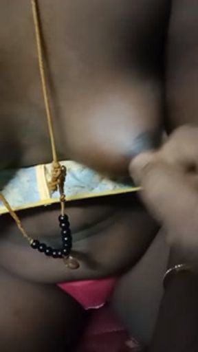 முலை காம்பை வெறியுடன் கிள்ளி | My Oiled Nipples Tormented, I Scream in Tamil BDSM - IndianHotwifeX