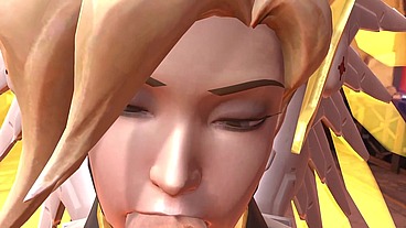 Mercy Blowjob - Overwatch Parody