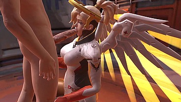 Mercy Blowjob - Overwatch Parody
