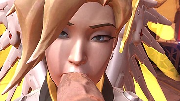 Mercy Blowjob - Overwatch Parody