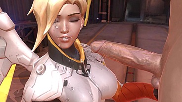 Mercy Blowjob - Overwatch Parody