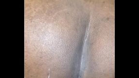 ANGRY BLACK WIFE TAPES HUSBAND'_S ASS OPEN &amp_ GOES BALLS DEEP!!