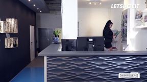 Busty Secretary Jacky Lawless Fucks Boss After She Seduces Him - LETSDOEIT