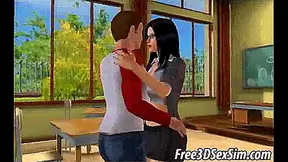 Foxy Teacher Entices Student After Class in Spicy 3D Hentai Fantasy