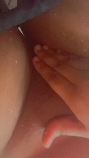 Playing with her pussy before Daddy comes home