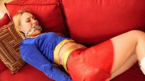 Supergirl Bound and Gagged