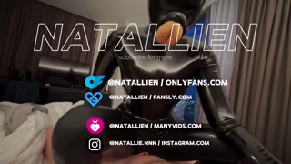 VacBed session - Latex doll Natallien - Fansly teaser