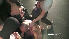 Hard gang bang surprise by gangsters dominant